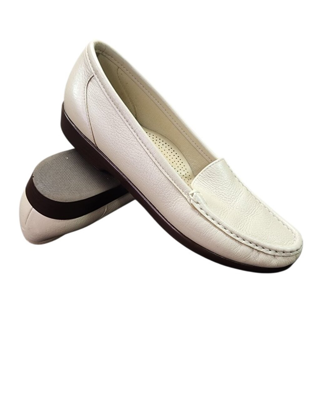 SAS Tripad Everyday Loafer Womens Size 7.5 Pearl Bone Comfort Shoes Slip-On